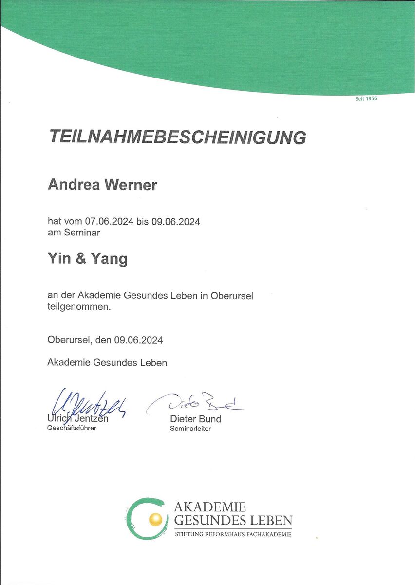 Seminar Yin und Yang